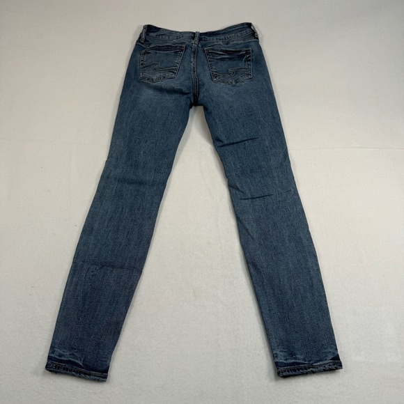 Silver Suki Skinny Jeans Womens Size 27X31 Medium Wash Mid Rise Stretch - Picture 4 of 12
